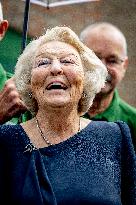Queen Beatrix At Reopening of the South Mill - Netherlands