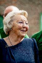 Queen Beatrix At Reopening of the South Mill - Netherlands