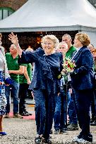 Queen Beatrix At Reopening of the South Mill - Netherlands