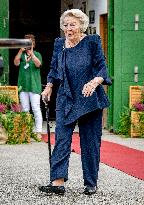 Queen Beatrix At Reopening of the South Mill - Netherlands