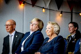 Queen Beatrix At Reopening of the South Mill - Netherlands
