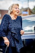 Queen Beatrix At Reopening of the South Mill - Netherlands