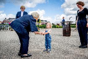 Queen Beatrix At Reopening of the South Mill - Netherlands