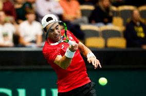 DAVIS CUP SWEDEN-TUNISIA