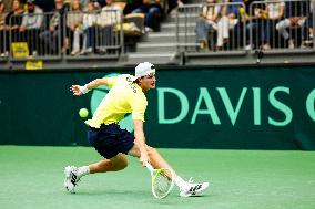 DAVIS CUP SWEDEN-TUNISIA