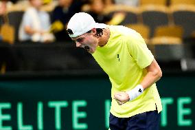 DAVIS CUP SWEDEN-TUNISIA