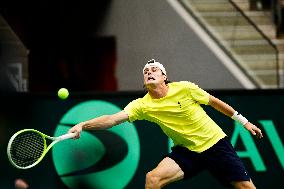 DAVIS CUP SWEDEN-TUNISIA