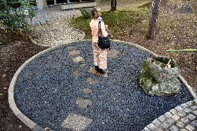 Japanese Garden Of Peace By Isamu Noguchi At Unesco in Paris
