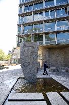 Japanese Garden Of Peace By Isamu Noguchi At Unesco in Paris