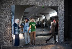 Japanese Garden Of Peace By Isamu Noguchi At Unesco in Paris