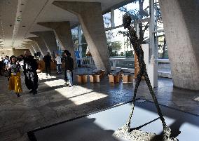 Japanese Garden Of Peace By Isamu Noguchi At Unesco in Paris