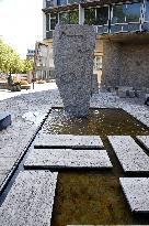 Japanese Garden Of Peace By Isamu Noguchi At Unesco in Paris