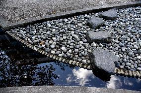 Japanese Garden Of Peace By Isamu Noguchi At Unesco in Paris