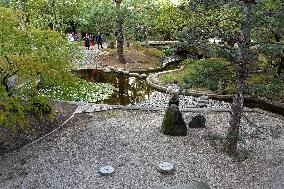 Japanese Garden Of Peace By Isamu Noguchi At Unesco in Paris