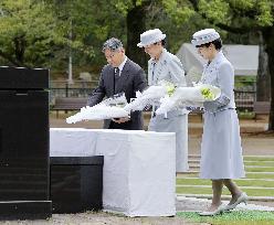 Japanese emperor's family in Nagasaki