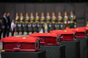 Remains Of 30 Chinese Martyrs From Korean War Buried In Homeland - Shenyang
