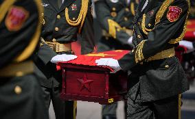 Remains Of 30 Chinese Martyrs From Korean War Buried In Homeland - Shenyang