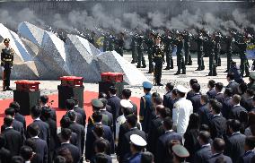Remains Of 30 Chinese Martyrs From Korean War Buried In Homeland - Shenyang