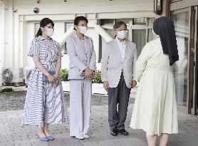 Japanese emperor's family in Nagasaki