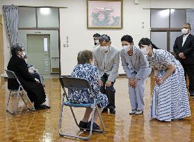 Japanese emperor's family in Nagasaki