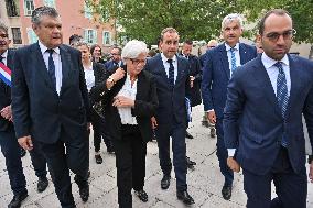 French PM Sebastien Lecornu Visits Healthcare Center In Macon - France