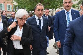 French PM Sebastien Lecornu Visits Healthcare Center In Macon - France
