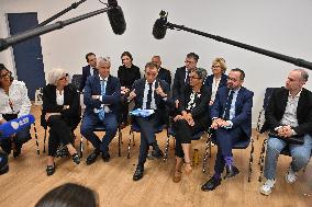 French PM Sebastien Lecornu Visits Healthcare Center In Macon - France