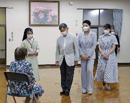Japanese emperor's family in Nagasaki