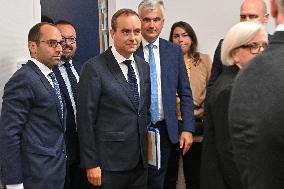 French PM Sebastien Lecornu Visits Healthcare Center In Macon - France