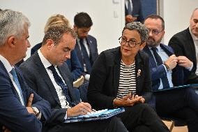 French PM Sebastien Lecornu Visits Healthcare Center In Macon - France