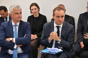 French PM Sebastien Lecornu Visits Healthcare Center In Macon - France