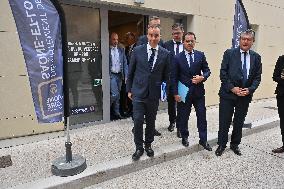 French PM Sebastien Lecornu Visits Healthcare Center In Macon - France