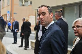 French PM Sebastien Lecornu Visits Healthcare Center In Macon - France