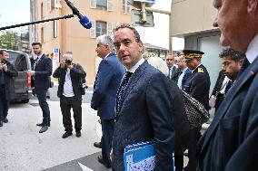 French PM Sebastien Lecornu Visits Healthcare Center In Macon - France