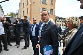 French PM Sebastien Lecornu Visits Healthcare Center In Macon - France