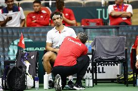 DAVIS CUP SWEDEN-TUNISIA