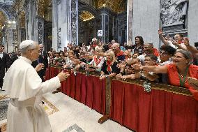 Pope Leo XIV Meets with Jubilee Pilgrims From Umbria - Vatican