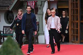 Exclusive. Kristen Stewart leaving the hotel Normandy - Deauville
