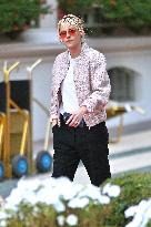 Exclusive. Kristen Stewart leaving the hotel Normandy - Deauville