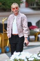 Exclusive. Kristen Stewart leaving the hotel Normandy - Deauville