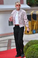 Exclusive. Kristen Stewart leaving the hotel Normandy - Deauville