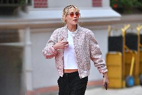 Exclusive. Kristen Stewart leaving the hotel Normandy - Deauville