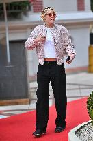 Exclusive. Kristen Stewart leaving the hotel Normandy - Deauville