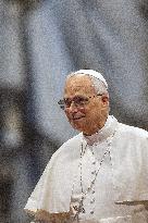 Pope Leo XIV addresses the pilgrims from the Dioceses of Umbria - Vatican