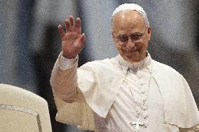 Pope Leo XIV addresses the pilgrims from the Dioceses of Umbria - Vatican