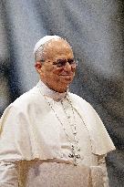 Pope Leo XIV addresses the pilgrims from the Dioceses of Umbria - Vatican