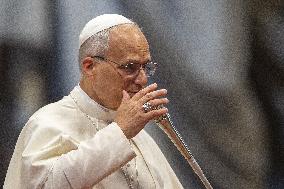 Pope Leo XIV addresses the pilgrims from the Dioceses of Umbria - Vatican