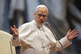 Pope Leo XIV addresses the pilgrims from the Dioceses of Umbria - Vatican