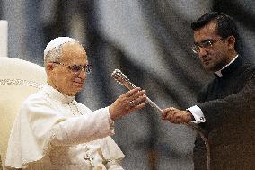 Pope Leo XIV addresses the pilgrims from the Dioceses of Umbria - Vatican