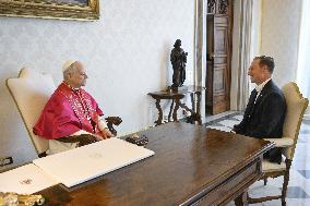 Pope Leo XIV receives Ambassador of the USA - Vatican
